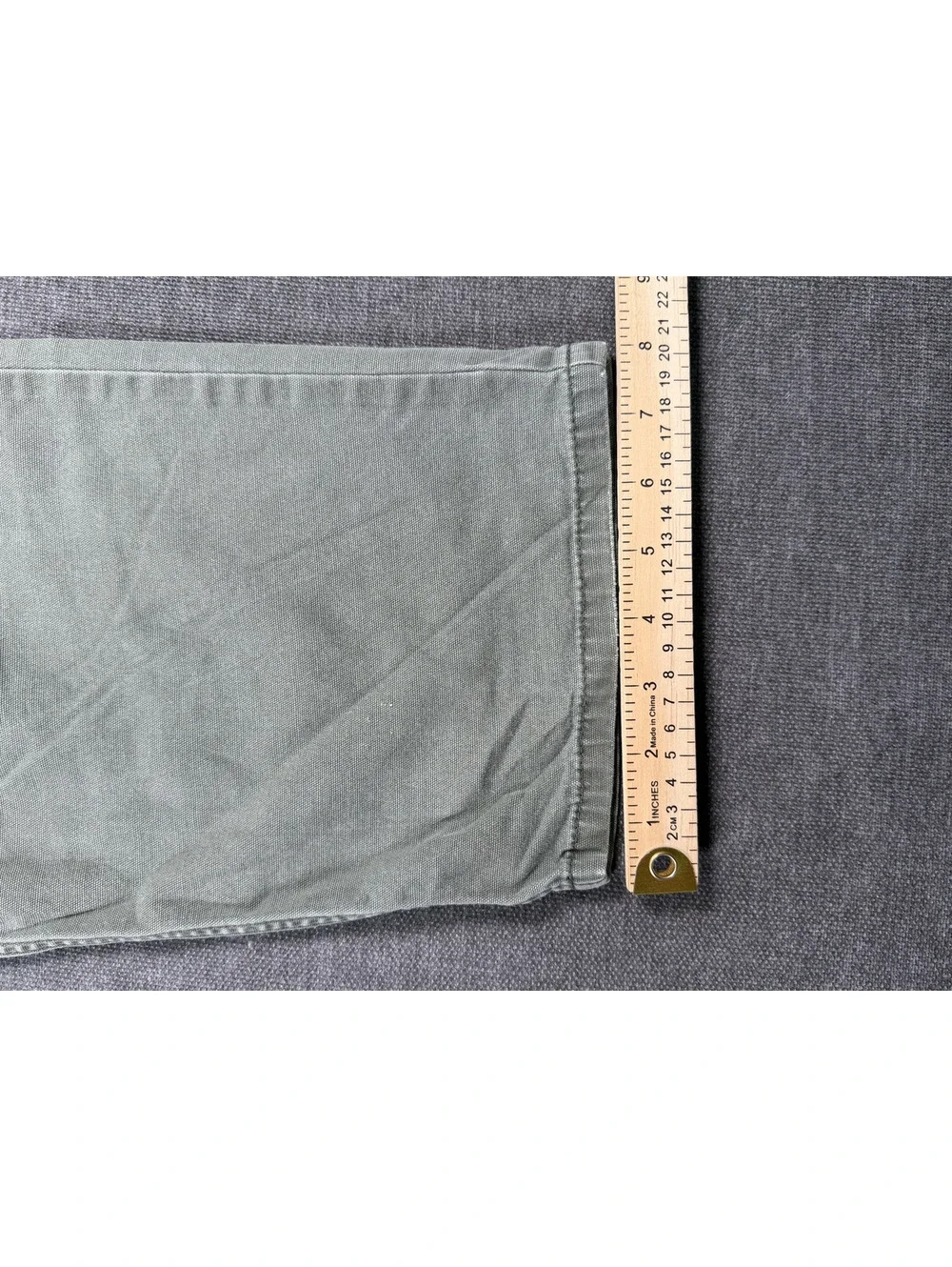 Carhartt Relaxed Fit Olive Green Work Pants, Size 38x30